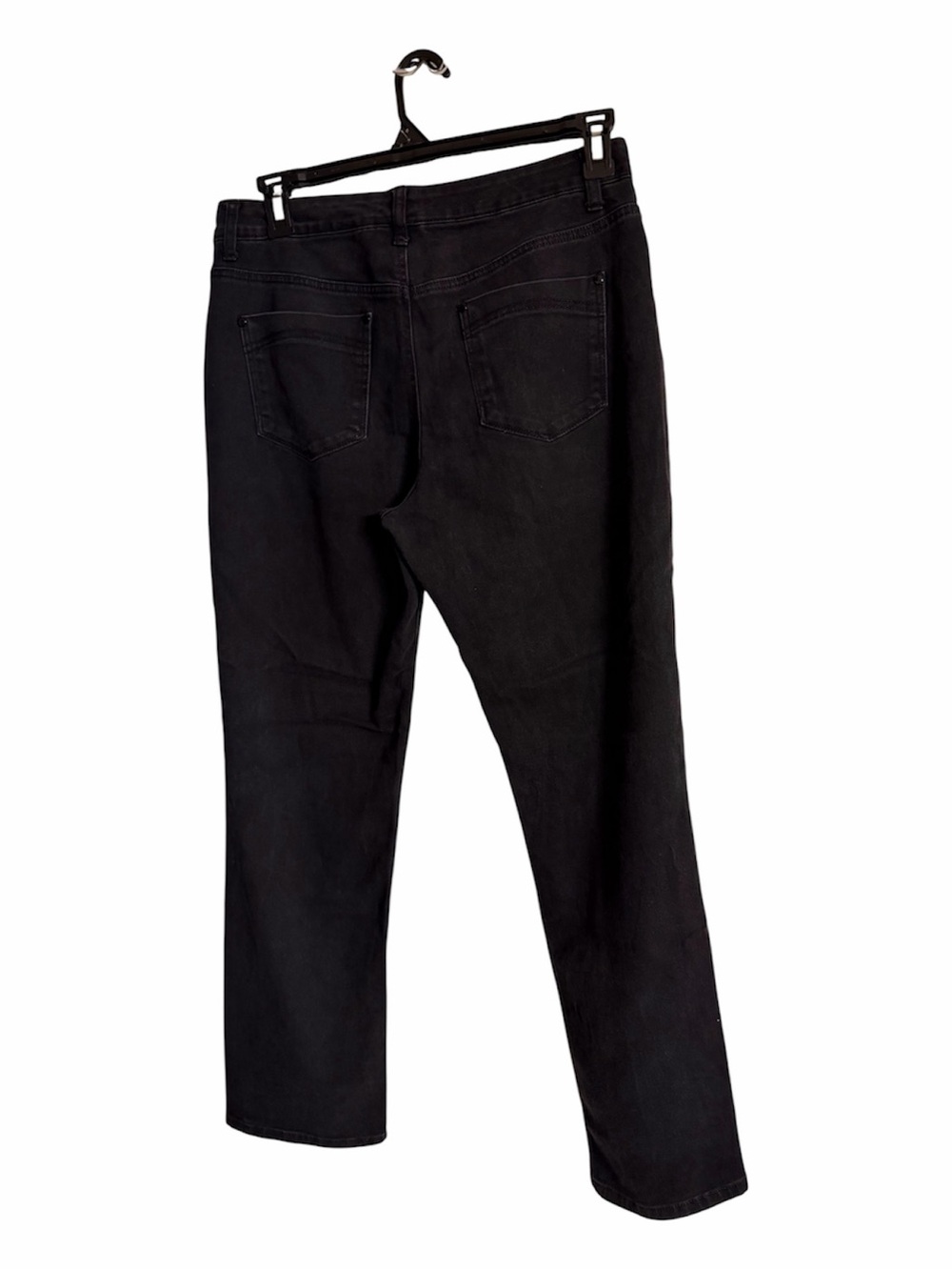 Women’s Black Slim Straight Jeans Missy size 12 “ Amy”